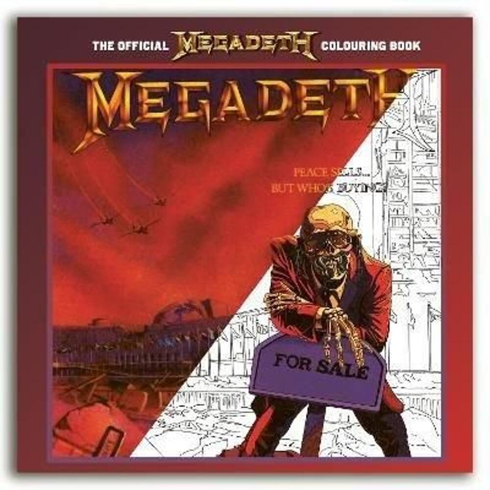 The Official Megadeth Colouring Book Rock N' Roll Colouring